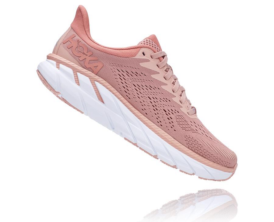 Chaussure Running Hoka One One Clifton 7 Femme - Rose - OBP-074213